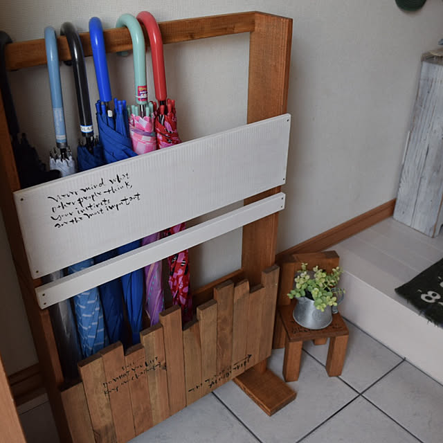 ハンドメイド 傘立てDIYのインテリア・手作りの実例 | RoomClip ハンドメイド 傘立てDIYのインテリア・手作りの実例 | RoomClip