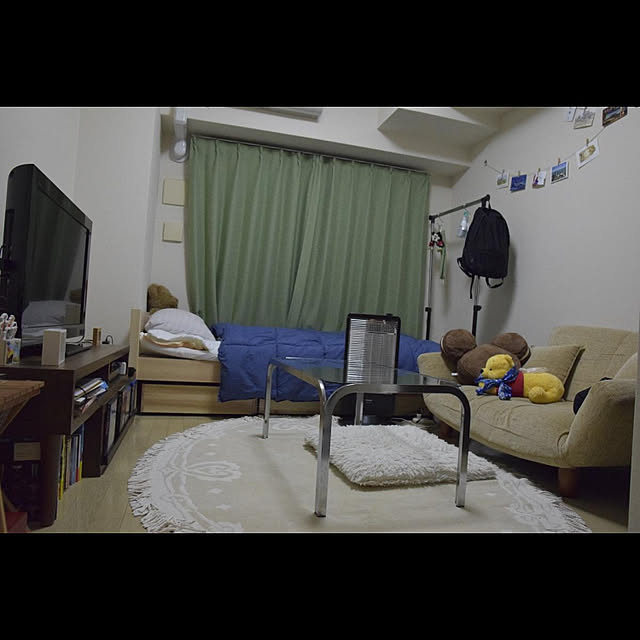 写真/一人暮らし/無印良品/ポストカード/テレビ台...などのインテリア実例 - 2020-04-12 22:34:59