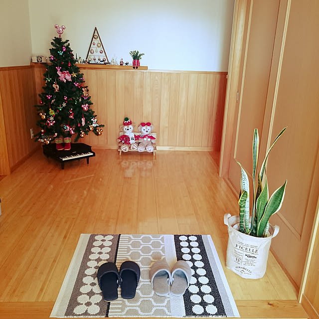 玄関/入り口/クリスマス/すっきり暮らしたい/フローリングは竹/パペリナ...などのインテリア実例 - 2017-11-28 11:10:55