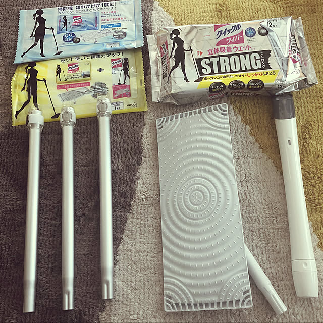 モニター当選/掃除道具/クイックルしやすいお部屋/掃除しやすい家/クイックル...などのインテリア実例 - 2020-04-26 10:51:38