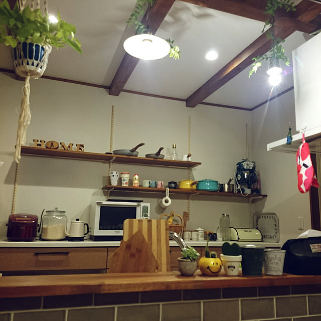 キッチン/無垢の家/こどもと暮らす。/ニトリ/無垢の床...などのインテリア実例 - 2017-09-20 17:37:56