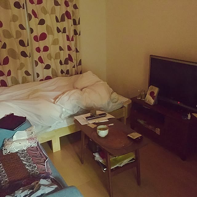 部屋全体/一人暮らし/ニトリのインテリア実例 - 2017-04-11 23:59:08