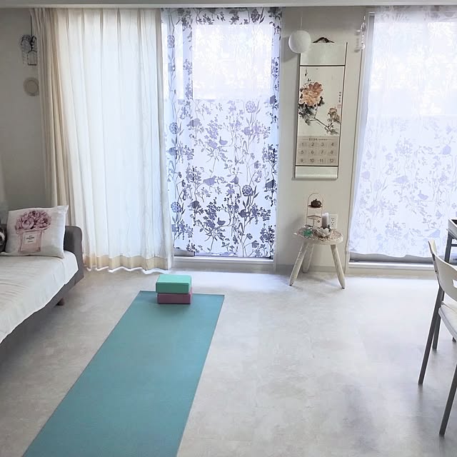 リビング/夏の模様替え/カーテン越しの光が好き/二人暮らし/リフォーム後...などのインテリア実例 - 2024-07-23 21:14:29