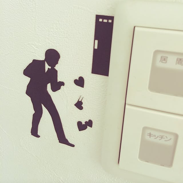 壁/天井/ウォールスティッカーのインテリア実例 - 2014-03-16 10:55:08