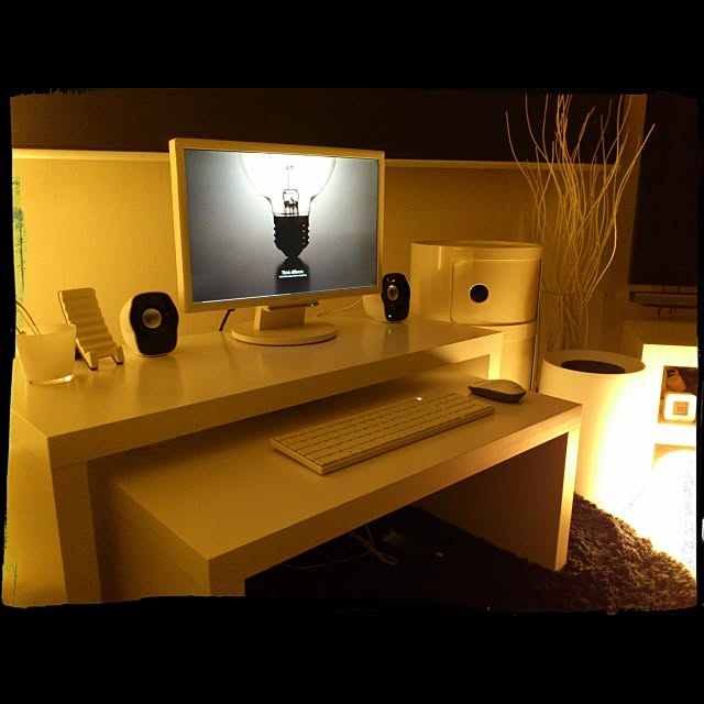 IKEA/モノトーン/机のインテリア実例 - 2015-01-12 21:35:05