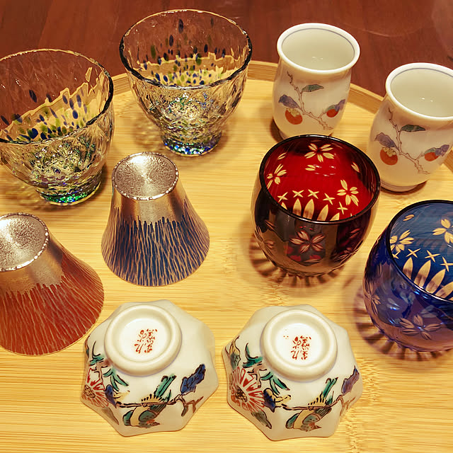 錫の酒器/ぎやまん/骨董品/日本酒好き/お猪口コレクション...などのインテリア実例 - 2023-05-01 20:55:38