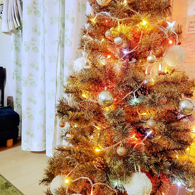 リビング/クリスマス/クリスマスツリー/イルミネーション/こどものいる暮らし...などのインテリア実例 - 2024-12-10 19:58:04