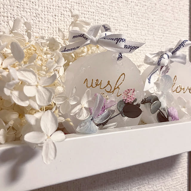 あじさいドライ/紫陽花/ドライフラワー/娘と手作り/DIY...などのインテリア実例 - 2019-03-12 18:15:29