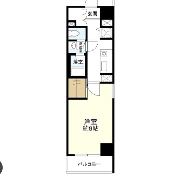 部屋全体/間取り/９畳/1K 1人暮らし/ひとり暮らし 1K...などのインテリア実例 - 2018-02-19 23:57:20
