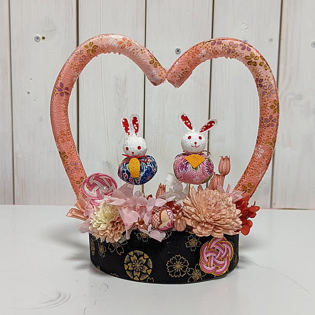 玄関/入り口/ひな祭り/プリザーブドフラワー/フラワーアレンジメント/handmade...などのインテリア実例 - 2022-03-10 22:03:54