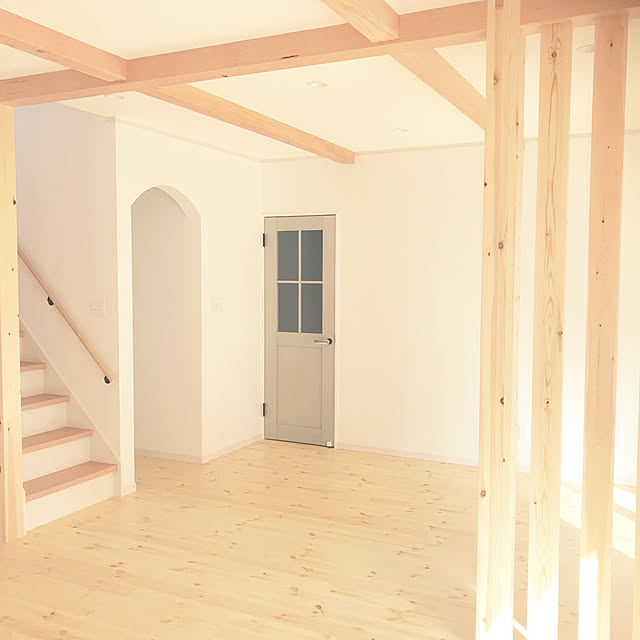 部屋全体/無垢の床/パイン材の床/部屋全体/ナチュラル...などのインテリア実例 - 2019-02-12 15:17:33