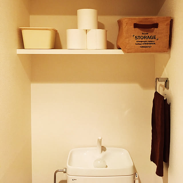 バス/トイレ/シンプル/natural kitchen/見せる収納/100均のインテリア実例 - 2017-08-08 19:44:13