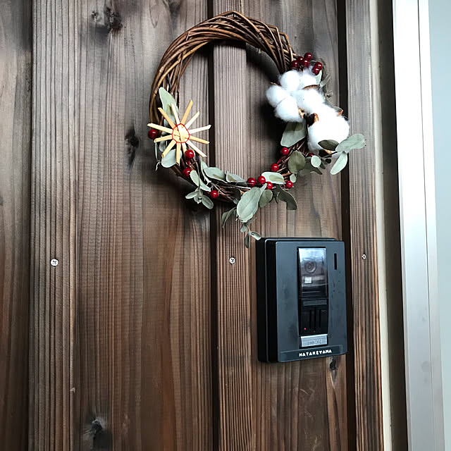 玄関/入り口/100均/クリスマスのインテリア実例 - 2018-12-19 16:37:34