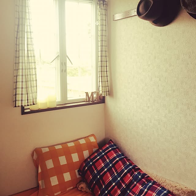 ベッド周り/DIY/100均/ハンドメイド/ナチュラルのインテリア実例 - 2015-07-05 16:38:31
