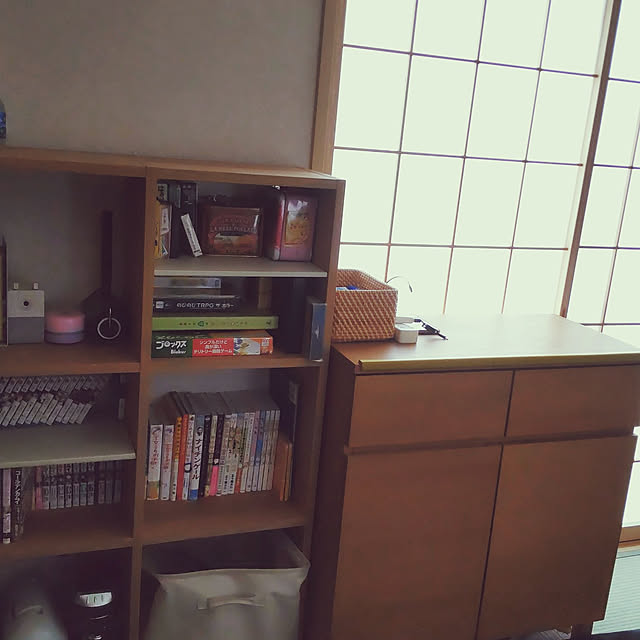 棚/和室のインテリア/和室を改造/ブックカフェ風/本棚...などのインテリア実例 - 2021-11-18 23:47:13