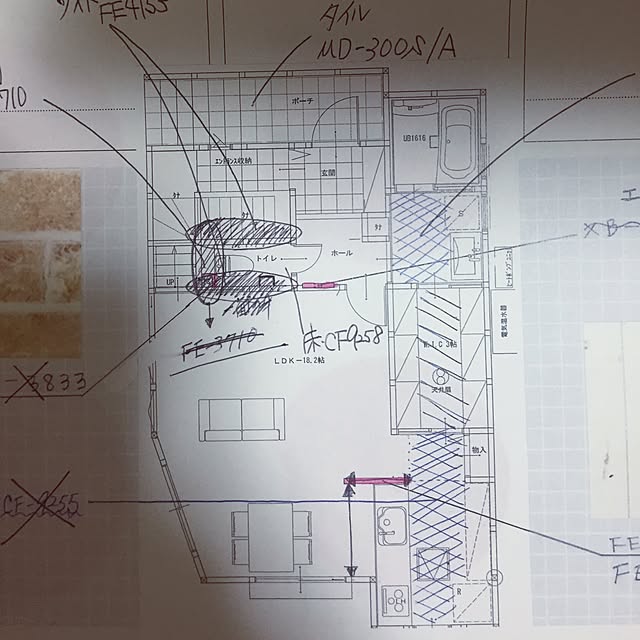 部屋全体/建売住宅/狭小住宅/ウォークインクローゼット/土間収納...などのインテリア実例 - 2016-07-05 22:36:54