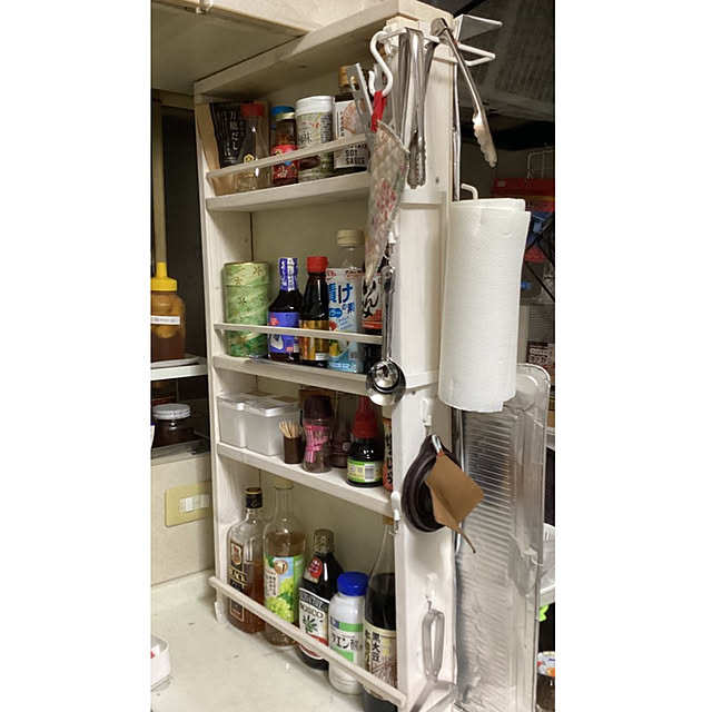 調味料棚/DIY/棚　diy/キッチンのインテリア実例 - 2023-06-29 09:41:53