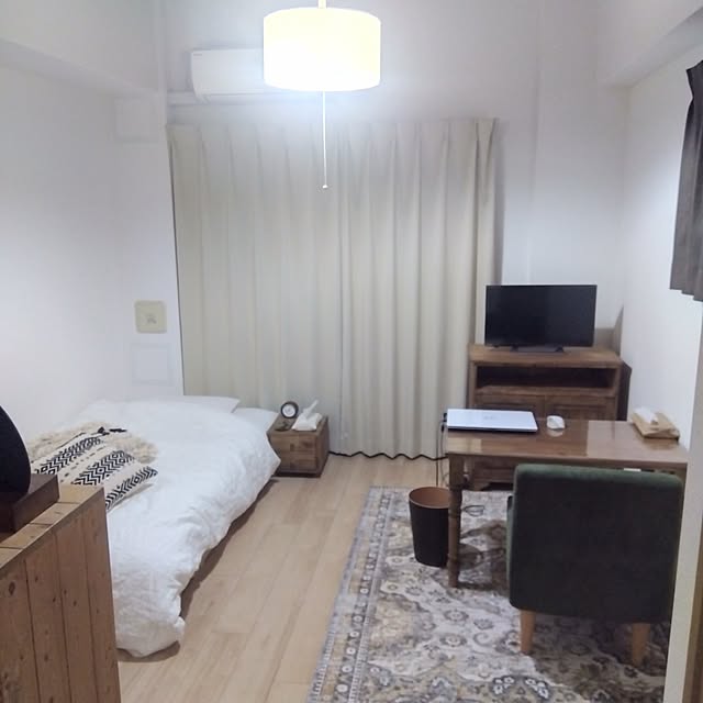 部屋全体/ひとり暮らし/一人暮らし/1K/賃貸...などのインテリア実例 - 2024-10-27 13:51:40