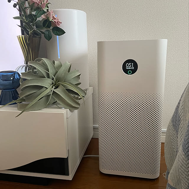 yamorinokurashiの-Xiaomi シャオミ Mi 空気清浄機 3H MI Air Purifier HEPA Filter AC-M6-SC 花粉対策 静音 省エネ 省スペース 国内正規販売品の家具・インテリア写真