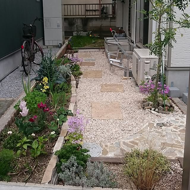 yurijiの-芝の根とめ 40枚組 芝 雑草 侵入 ブロック ストップ 防止 根とめ 根きり 芝止め 土留め 防草 芝生 花壇 仕切り お庭 ガーデニング 手入れの家具・インテリア写真