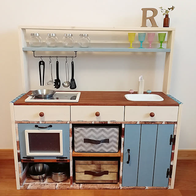 リビング/DIY/ままごとキッチン/ままごとキッチンDIYのインテリア実例 - 2019-08-14 09:08:44