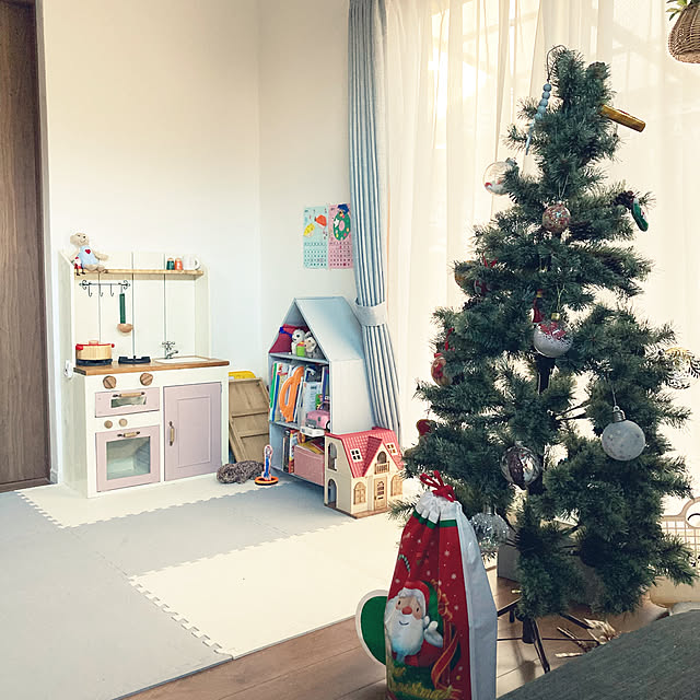 おままごとキッチンDIY/サンタさんが来た/クリスマス/リビングのインテリア実例 - 2021-12-25 17:02:46