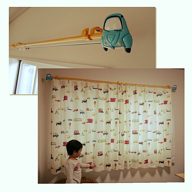 カーテン/カーテンレール/ニトリのカーテン/壁/天井のインテリア実例 - 2016-07-23 16:30:06