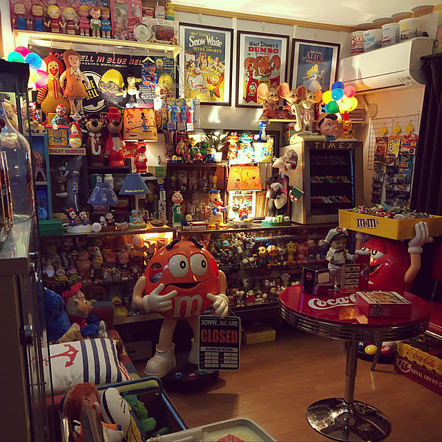部屋全体/m&m's/ソフビ人形/ヴィンテージトイ/店舗什器などの 部屋全体/m&m's/ソフビ人形/ヴィンテージトイ/店舗什器などの