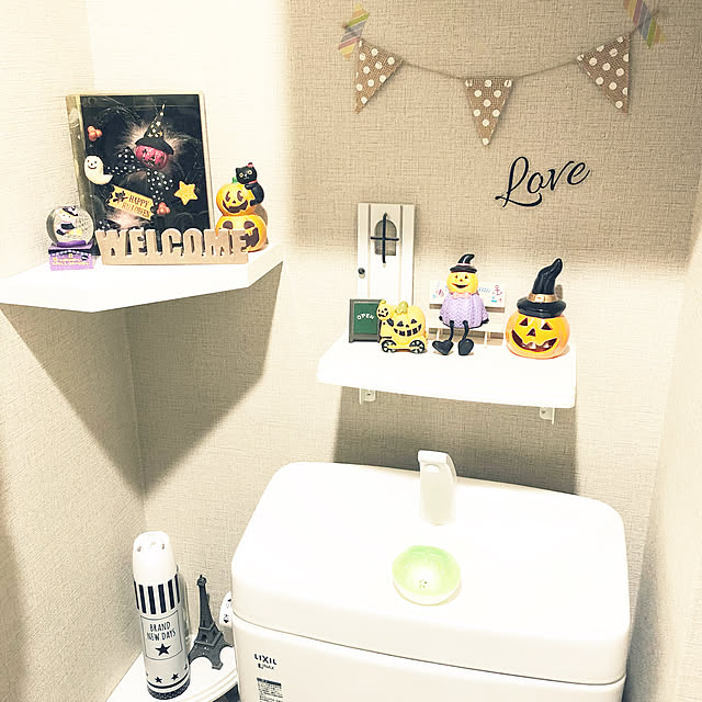 ハロウィン雑貨/ハロウィンディスプレイ/ハロウィン/こどもと暮らす。/セリア...などのインテリア実例 - 2021-09-17 14:08:51