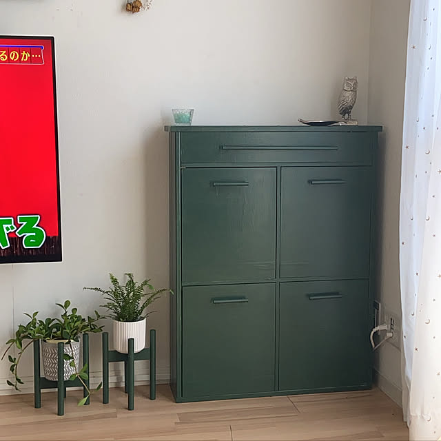 観葉植物/ダイソー/ハンドメイド/3COINS/棚のインテリア実例 - 2021-09-01 23:20:14