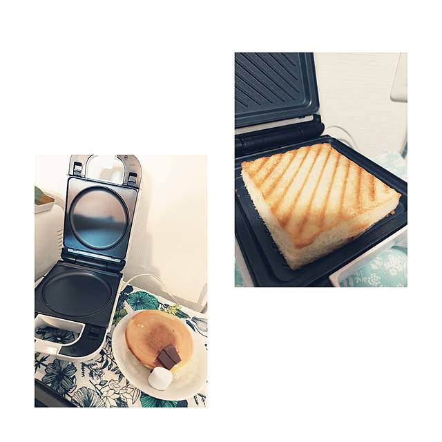 キッチン/シングルマルチサンドメーカー/朝食/おやつ作り/こどものいる暮らし...などのインテリア実例 - 2022-12-02 18:20:52