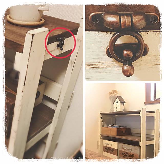 棚/DIY/端材 DIY/鳩時計風/アンティーク加工...などのインテリア実例 - 2018-11-08 20:58:28
