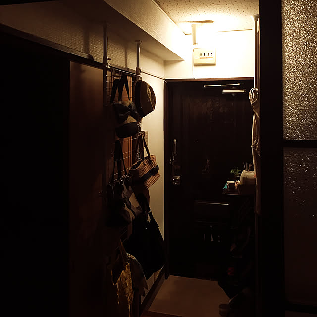 玄関/入り口/暮らしの一コマ/ニートよさらば/一人暮らし/古い賃貸...などのインテリア実例 - 2018-07-26 00:53:41