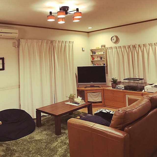 部屋全体/照明/雑貨/無印良品/ナチュラルのインテリア実例 - 2017-03-11 20:35:18