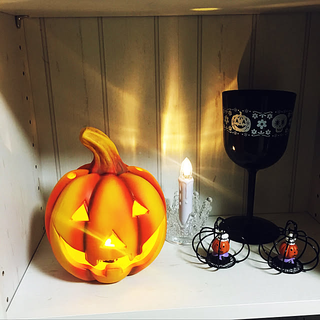 棚/ハロウィン/セリア/雑貨のインテリア実例 - 2018-09-26 11:38:25