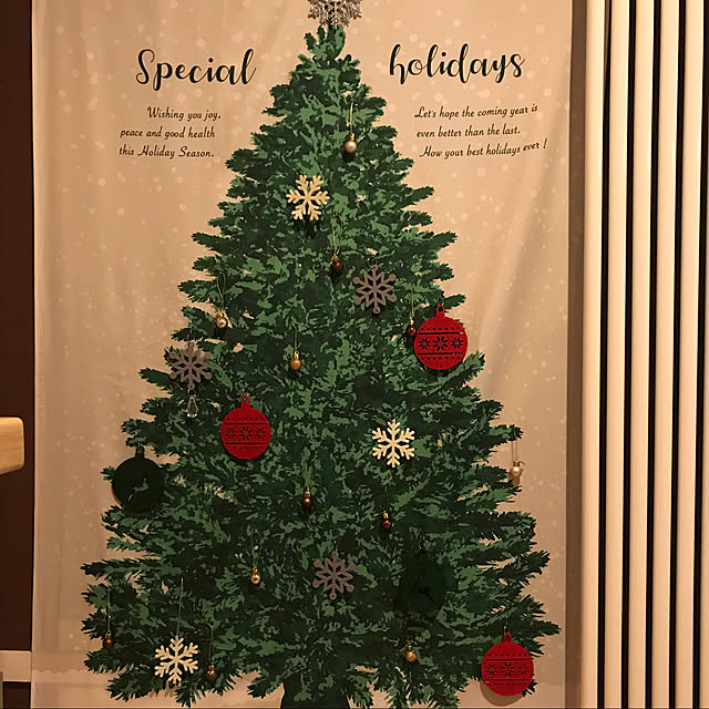 自作/クリスマスディスプレイ/クリスマス/ダイソー/玄関/入り口のインテリア実例 - 2020-11-05 16:49:54