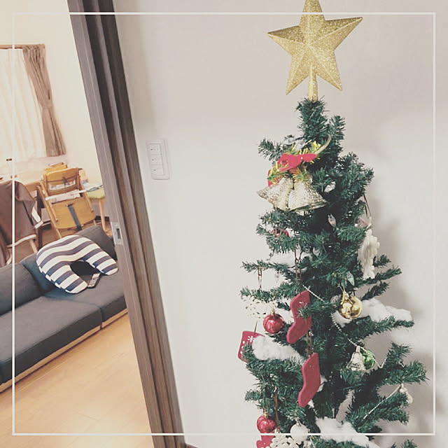 クリスマスツリー/二世帯住宅/子供と暮らす。/二世帯住宅の二階/玄関/入り口のインテリア実例 - 2020-11-15 18:23:01