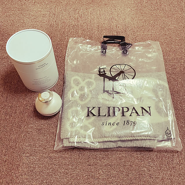 momonohanaのKLIPPAN-クリッパン(KLIPPAN) 242201 フクロウ ウールミニブランケット 65×90cm グレー（グレイ）の家具・インテリア写真