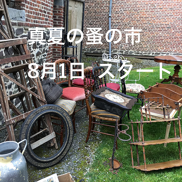 部屋全体/シャビーシック/アンティーク家具/アンティーク雑貨/フランスアンティーク...などのインテリア実例 - 2018-07-29 21:08:25