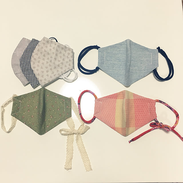 マスク手作り/ハンドメイド/机のインテリア実例 - 2020-04-23 17:33:28