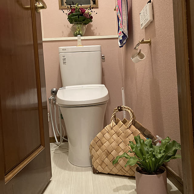 ペーパー入れはダブルデイで購入しました〜/リノベーション/観葉植物/IKEA/バス/トイレのインテリア実例 - 2020-10-12 21:37:28