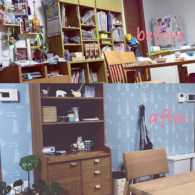 DIY/ハンドメイド/北欧/部屋全体/かべDIY...などのインテリア実例 - 2019-02-17 17:16:47