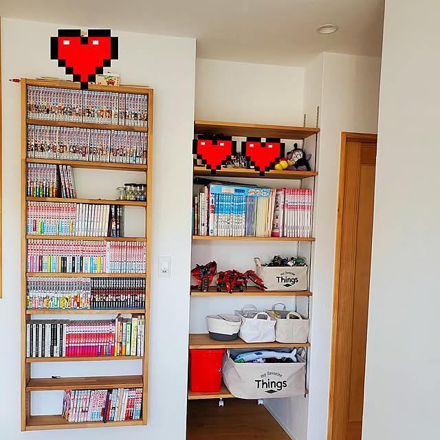 DIY マンガ収納のインテリア・手作りの実例 ｜ RoomClip（ルーム