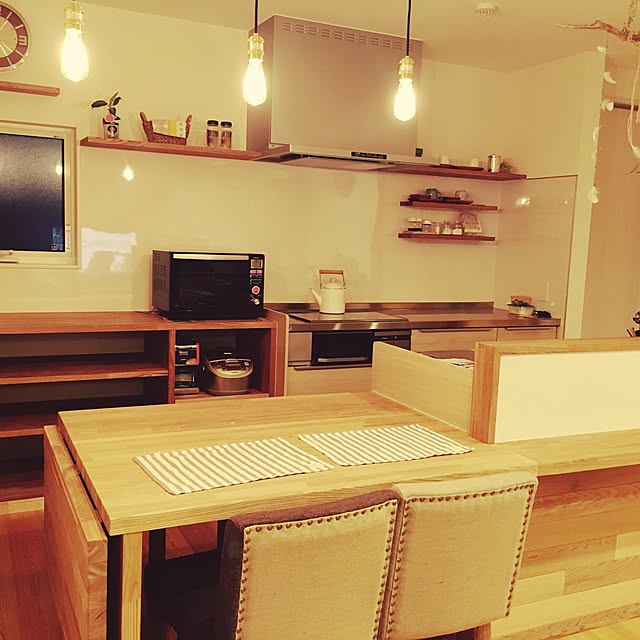 キッチン/100均/観葉植物/ダイソー/照明...などのインテリア実例 - 2016-06-26 05:54:49