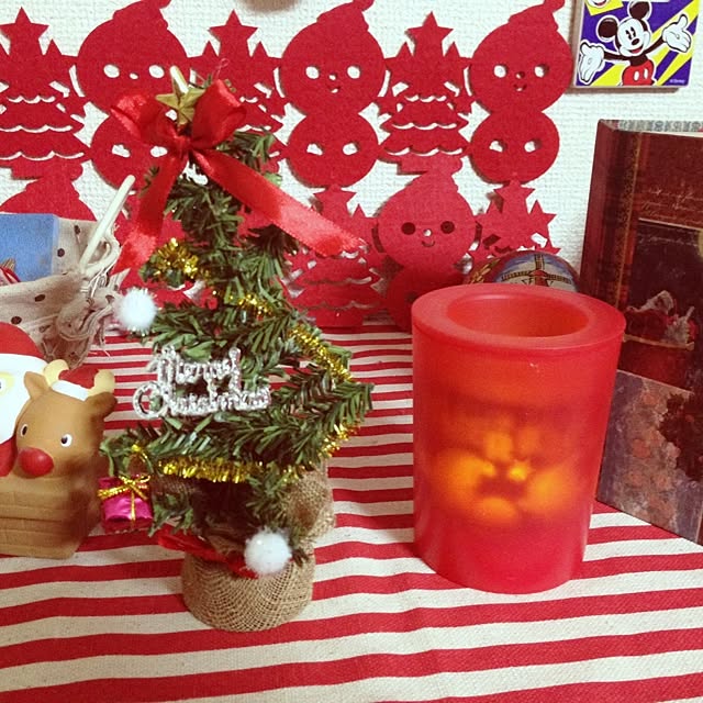 玄関/入り口/セリア/クリスマス/100均のインテリア実例 - 2013-12-10 12:31:17