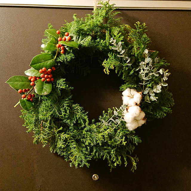 玄関/入り口/クリスマス/不器用のインテリア実例 - 2019-12-17 21:11:35