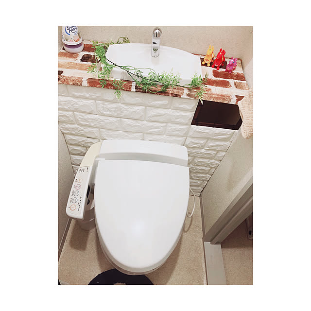 ダイソー/DIY/ナチュラル/バス/トイレのインテリア実例 - 2019-09-14 23:10:01