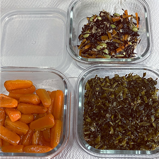 作り置き副菜/のんびり投稿〜〜/料理の時間(๑•ㅂ•)و✧/少しずつ少しずつ/大根葉の佃煮...などのインテリア実例 - 2024-06-22 14:06:21