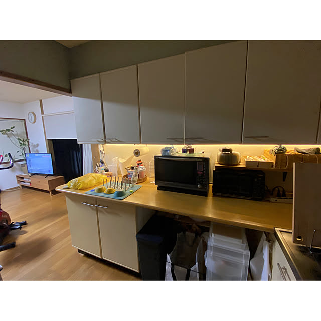 Amazonプライムセール/間接照明/節電対策/キッチン/LEDテープライトのインテリア実例 - 2022-07-18 19:45:50