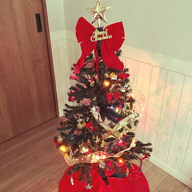 ダイソーのクリスマス飾り/ダイソー/クリスマスツリー/RoomClipアンケート/部屋全体のインテリア実例 - 2019-11-15 09:36:53
